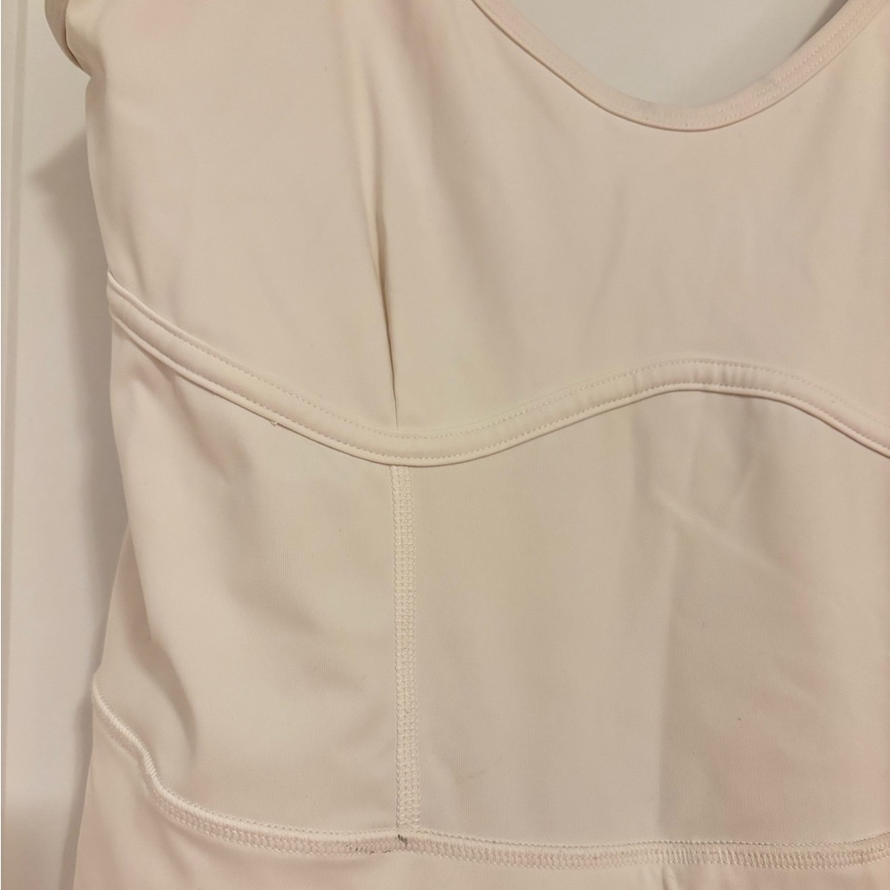 JoyLab White Women's Corset Detail Athletic Dress - Picture 12 of 12